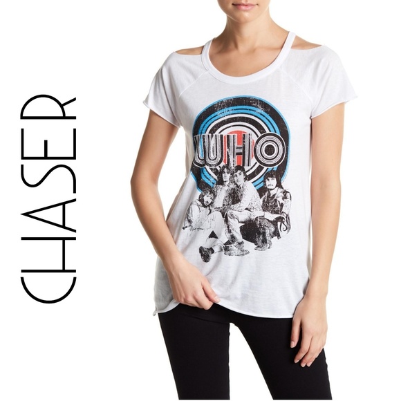 Chaser Tops - The WHO Graphic Band Tee
